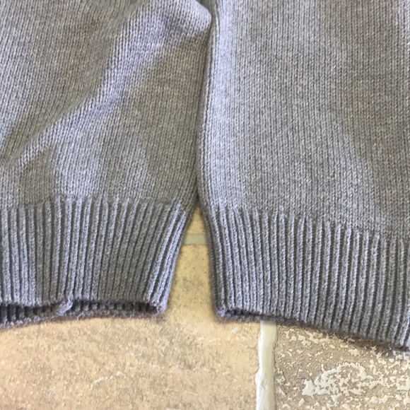 Chaps Men’s Large Gray 100% Cotton Sweater - Picture 4 of 6